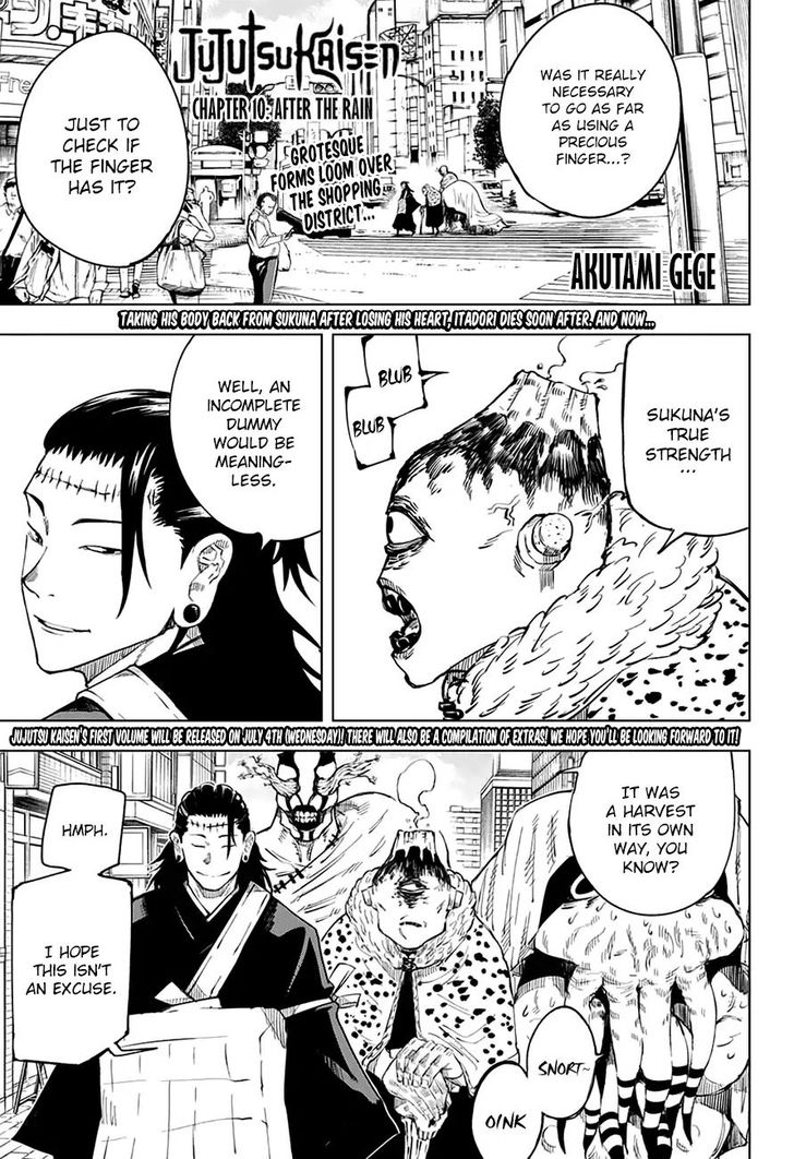 Jujutsu Kaisen Chapter 010 page 1