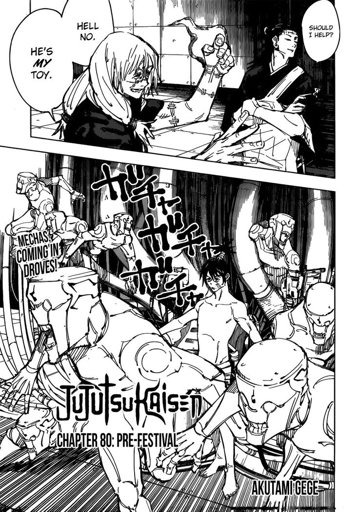 Jujutsu Kaisen Chapter 080 page 1