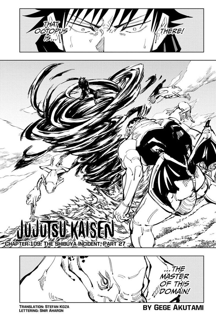 Jujutsu Kaisen Chapter 109 page 2