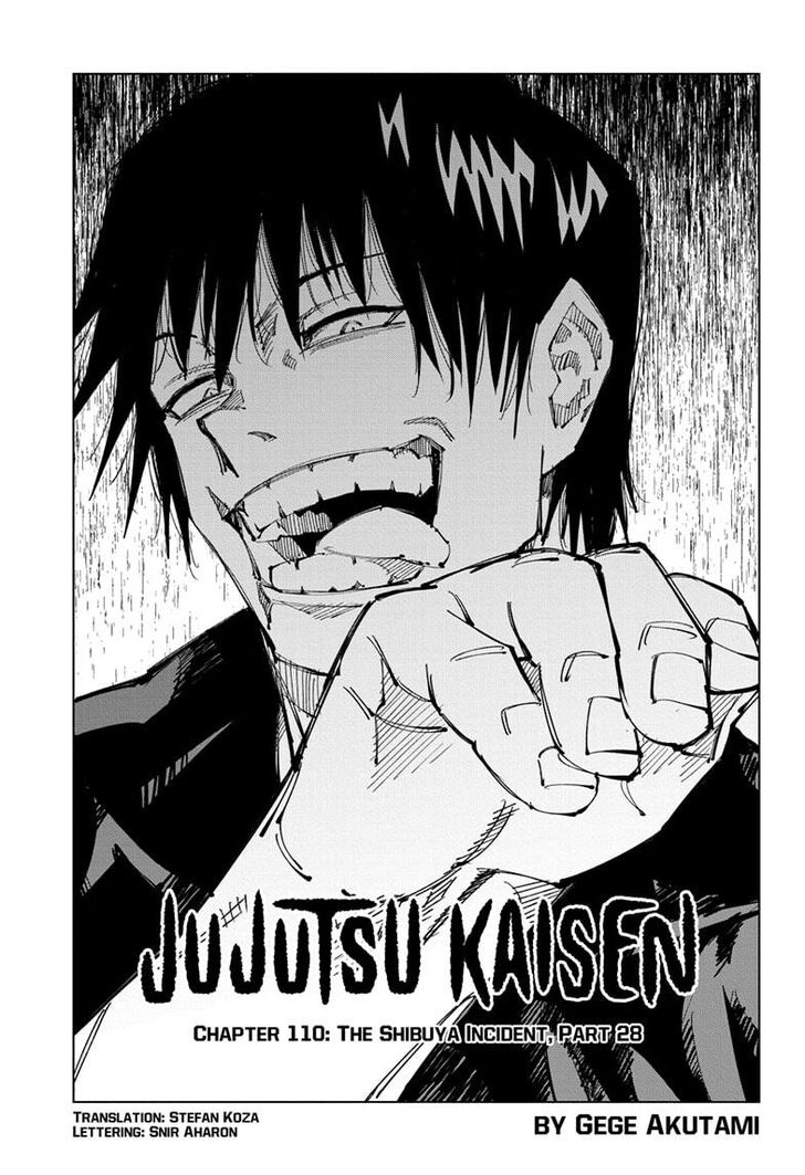 Jujutsu Kaisen Chapter 110 page 34