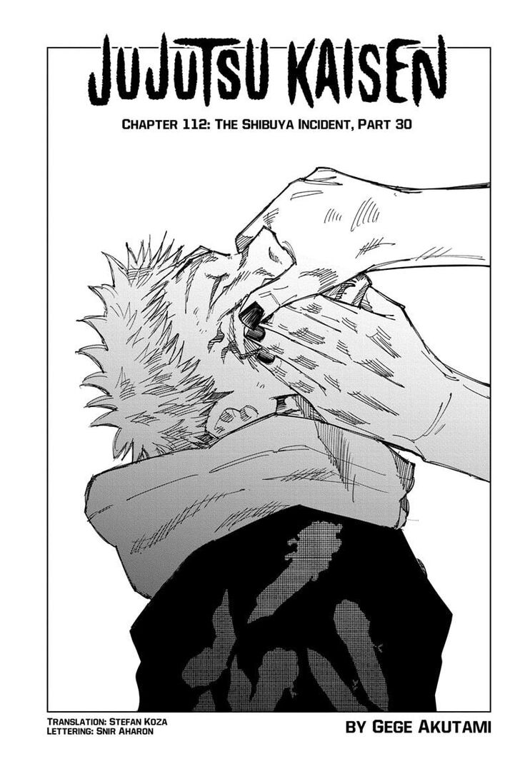 Jujutsu Kaisen Chapter 112 page 4