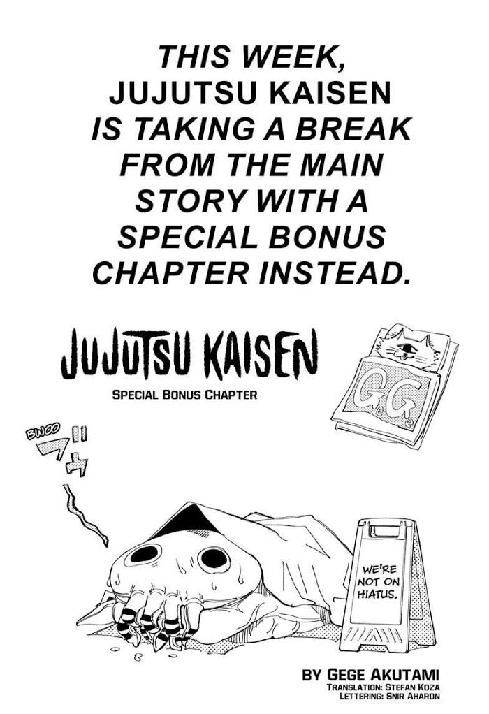 Jujutsu Kaisen Chapter 129.5 page 1