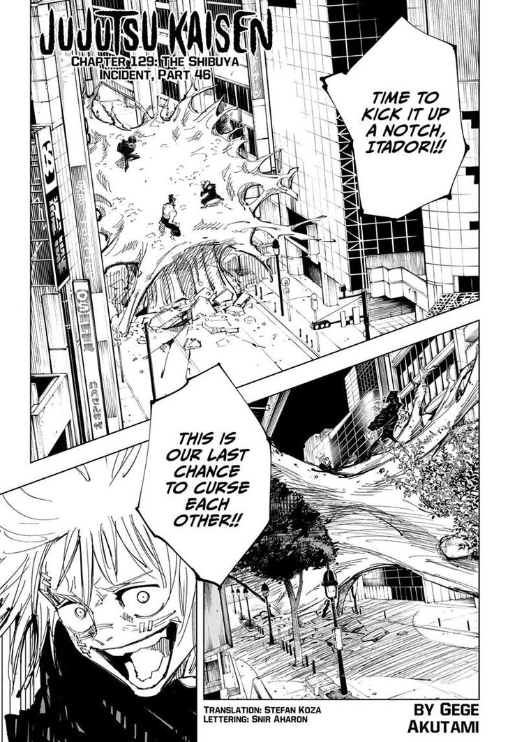 Jujutsu Kaisen Chapter 129 page 42