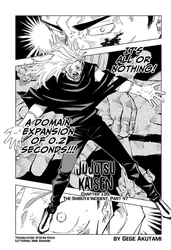 Jujutsu Kaisen Chapter 130 page 3