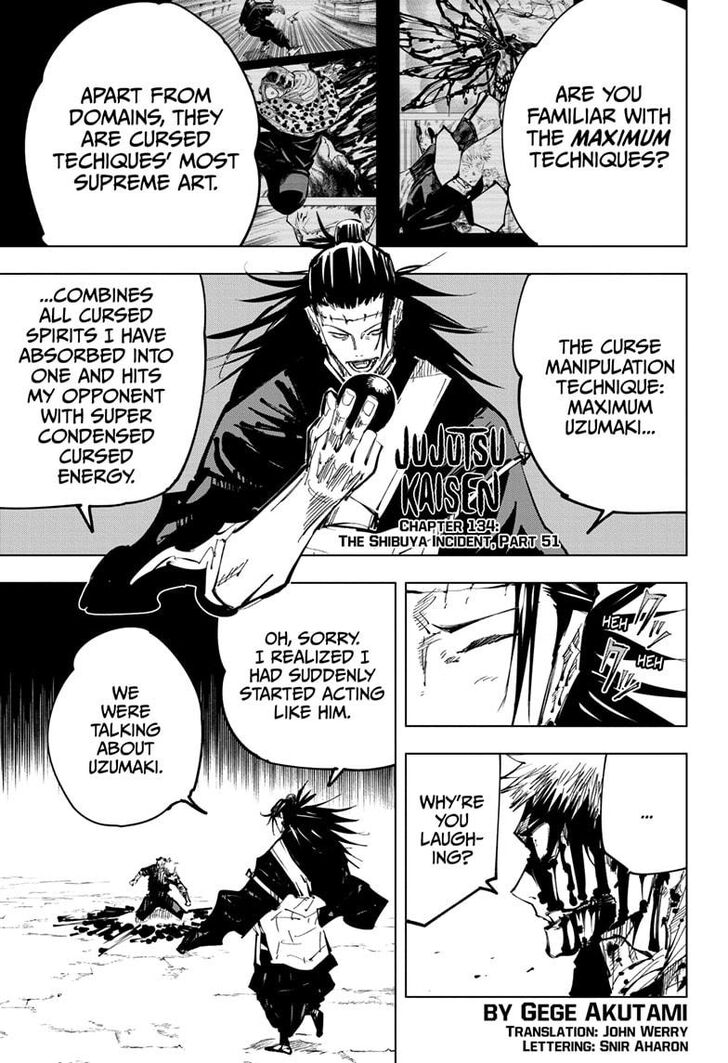 Jujutsu Kaisen Chapter 134 page 61