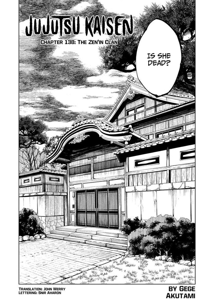 Jujutsu Kaisen Chapter 138 page 38