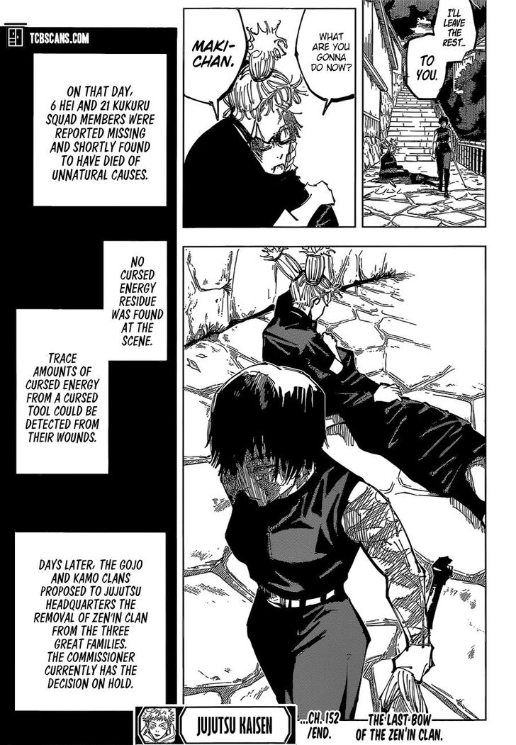 Jujutsu Kaisen Chapter 152 page 11