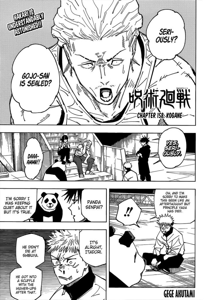 Jujutsu Kaisen Chapter 158 page 37