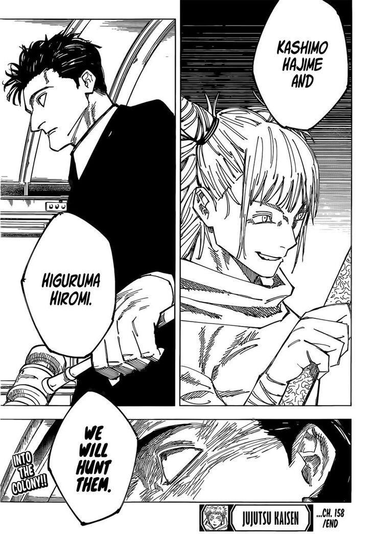 Jujutsu Kaisen Chapter 158 page 55