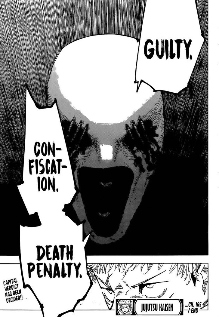 Jujutsu Kaisen Chapter 165 page 55