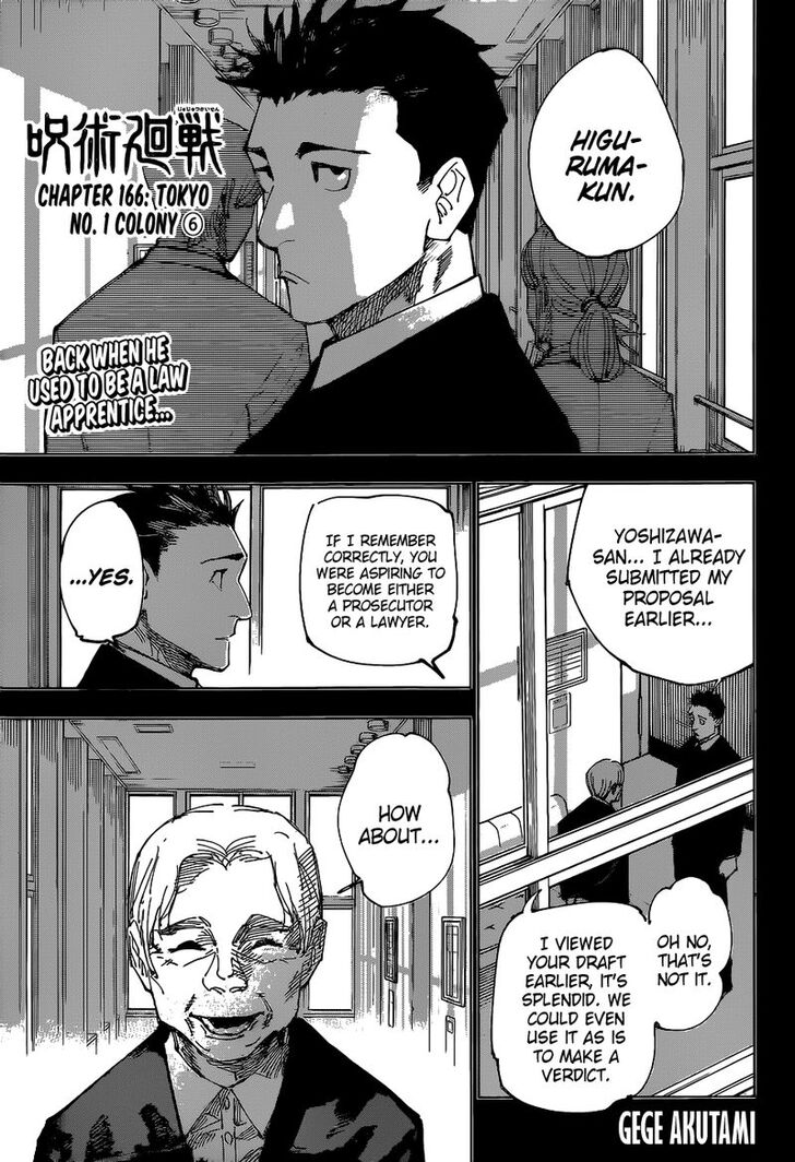 Jujutsu Kaisen Chapter 166 page 21