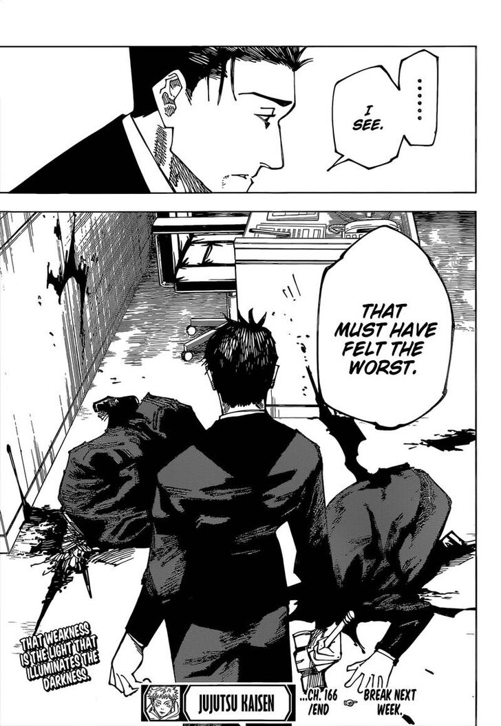 Jujutsu Kaisen Chapter 166 page 39