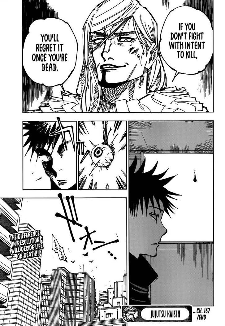 Jujutsu Kaisen Chapter 167 page 29
