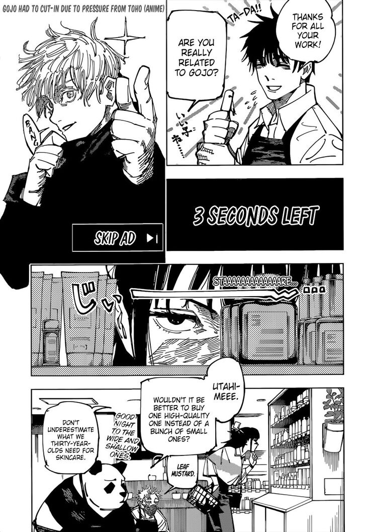 Jujutsu Kaisen Chapter 168.5 page 6