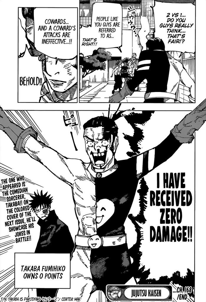 Jujutsu Kaisen Chapter 168 page 92