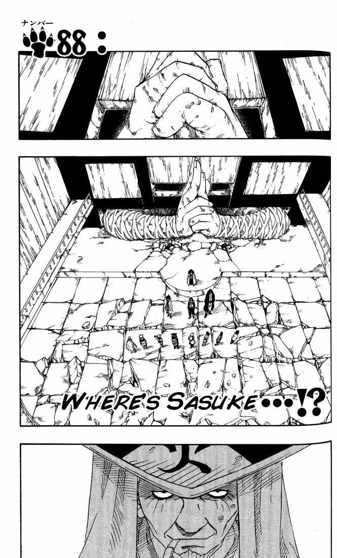 Naruto Vol.10 Chapter 088 page 1
