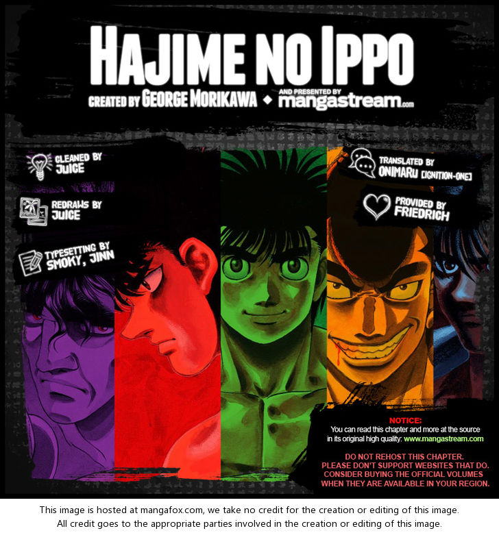Hajime no Ippo Vol.104 Chapter 1016 page 3