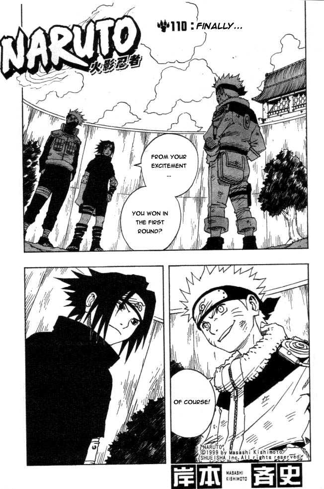Naruto Vol.13 Chapter 110 page 2