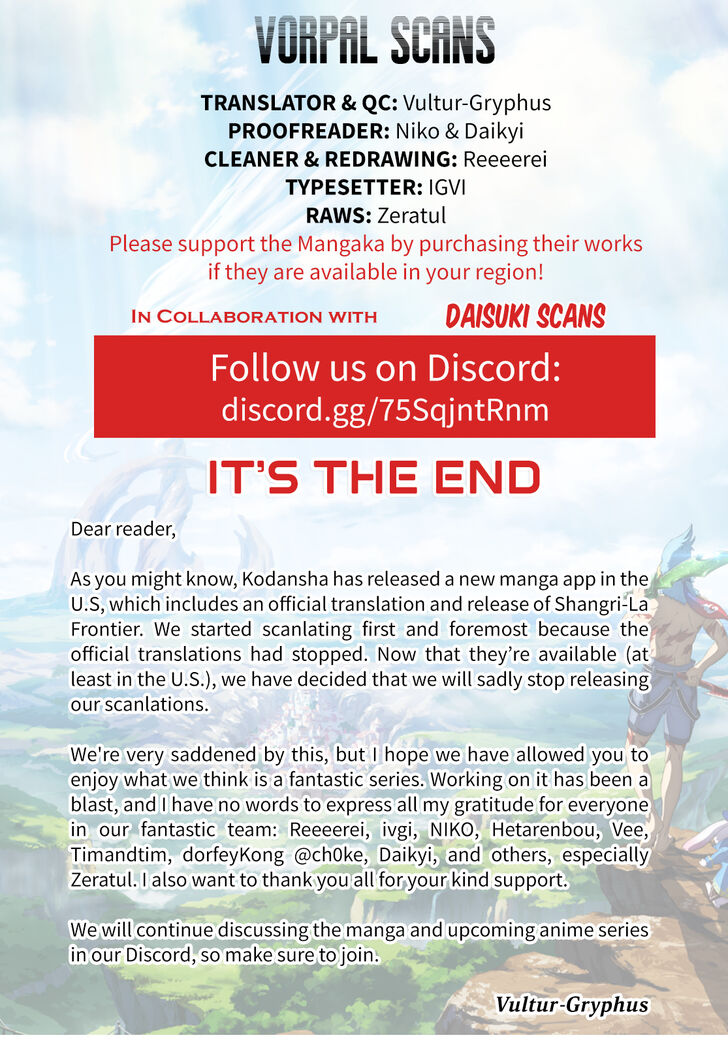 Shangri-La Frontier Vol.14 Chapter 132 page 20