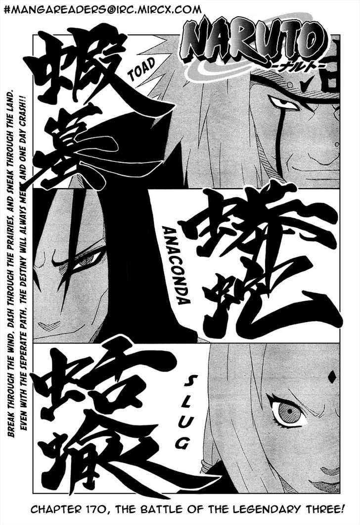 Naruto Vol.19 Chapter 170 page 1
