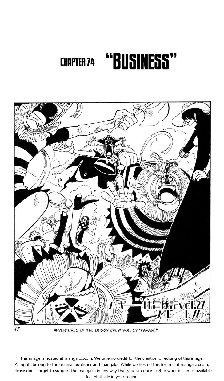 One Piece Vol.09 Chapter 074 page 1