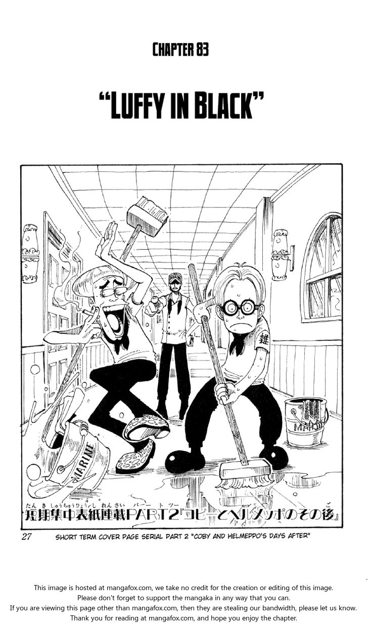 One Piece Vol.10 Chapter 083 page 1