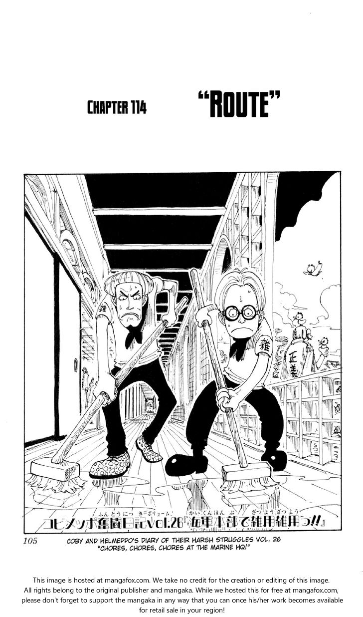 One Piece Vol.13 Chapter 114 page 1