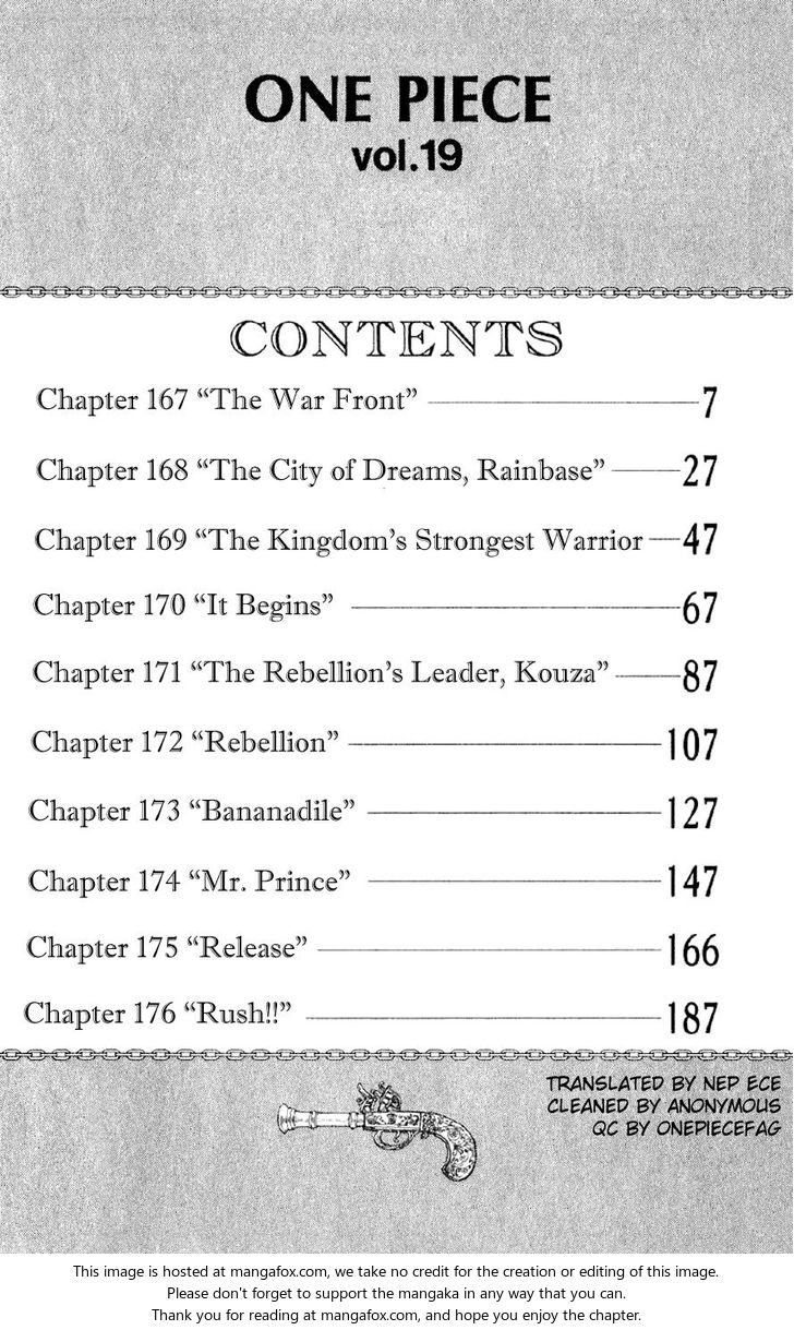 One Piece Vol.19 Chapter 167 page 6