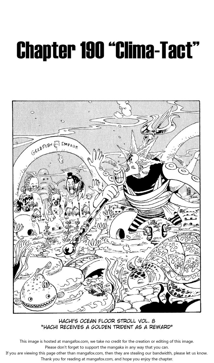 One Piece Vol.21 Chapter 190 page 1