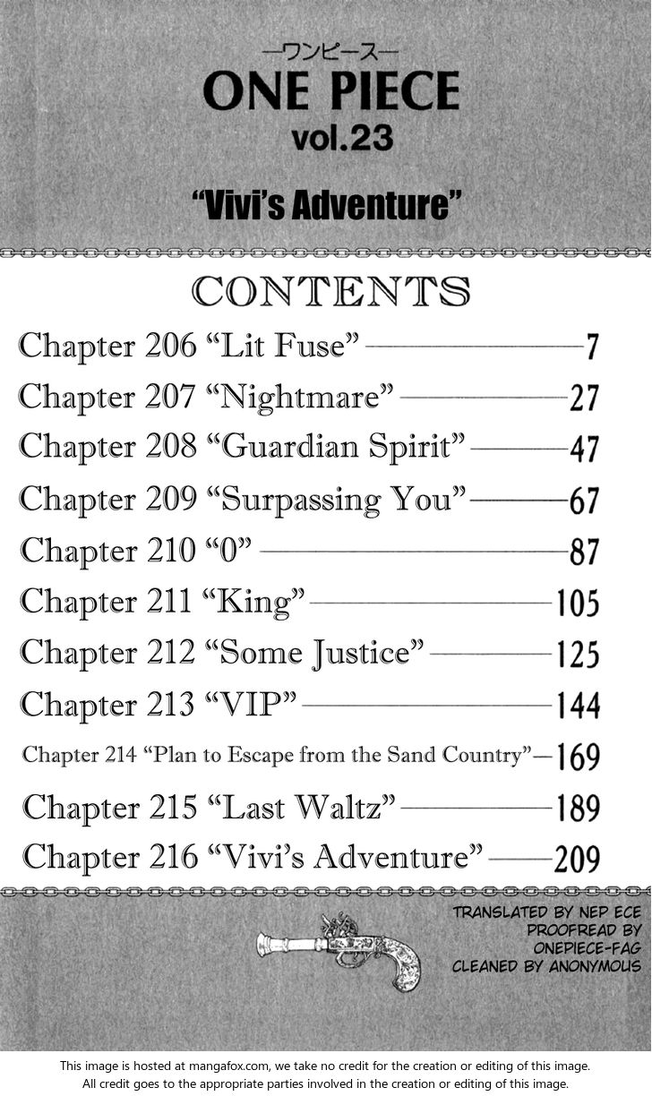 One Piece Vol.23 Chapter 206 page 7