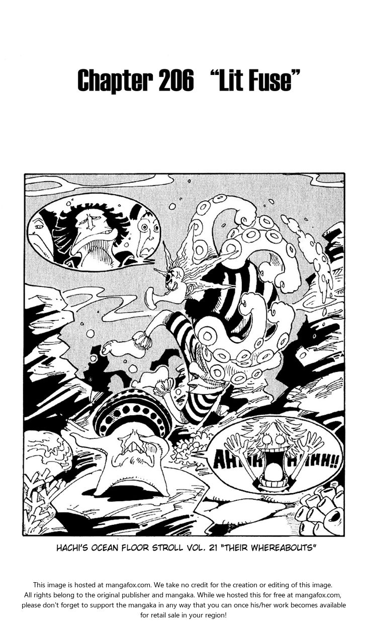 One Piece Vol.23 Chapter 206 page 8