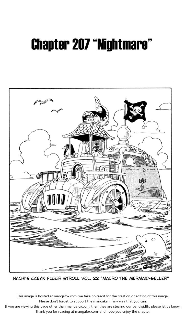 One Piece Vol.23 Chapter 207 page 1