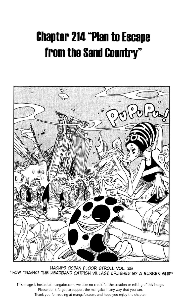 One Piece Vol.23 Chapter 214 page 1