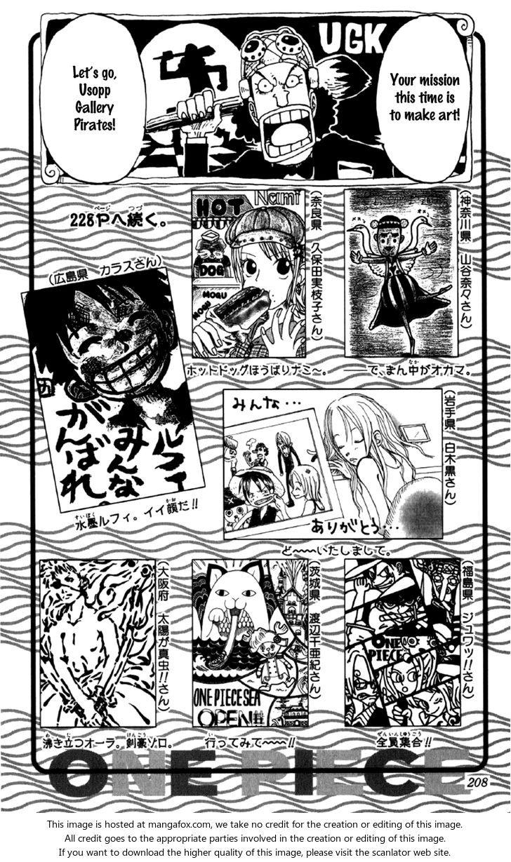 One Piece Vol.23 Chapter 215 page 20