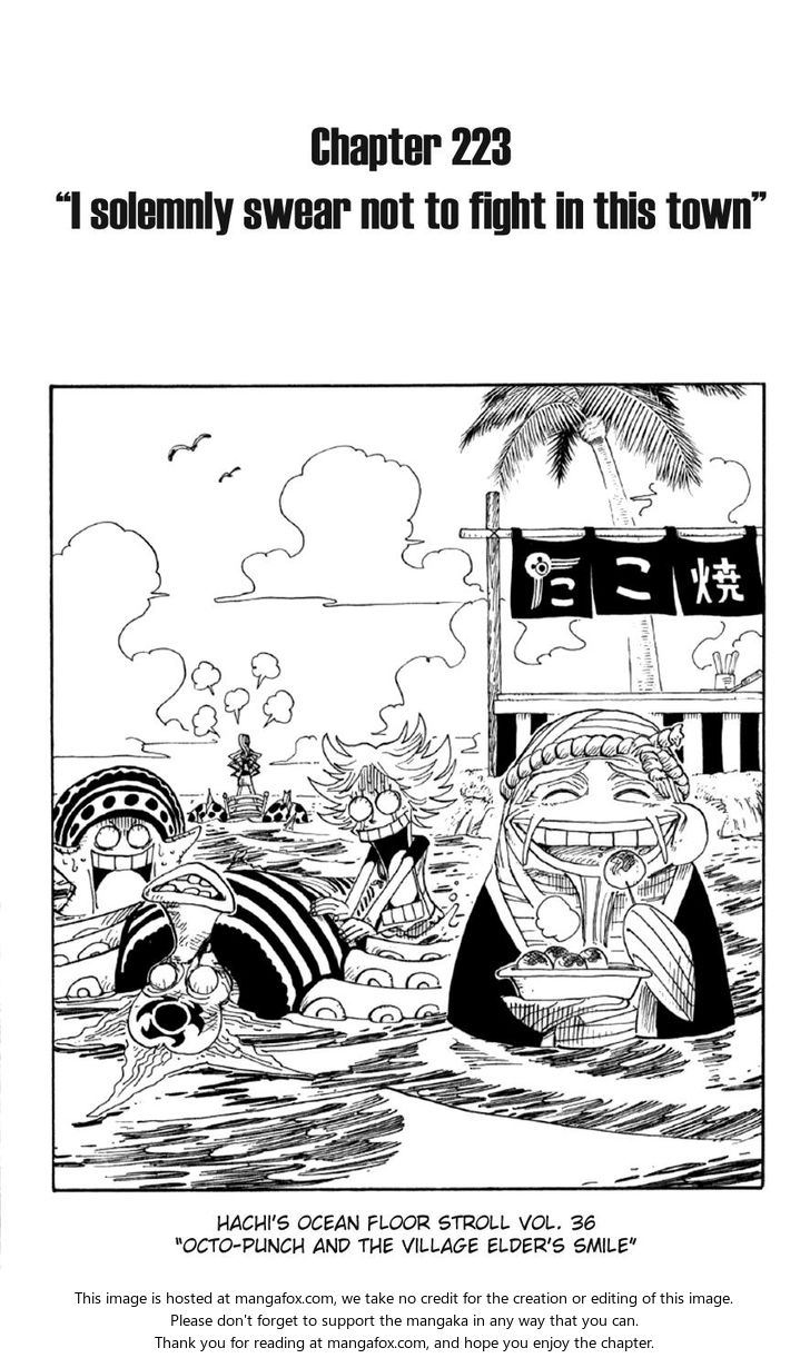 One Piece Vol.24 Chapter 223 page 1