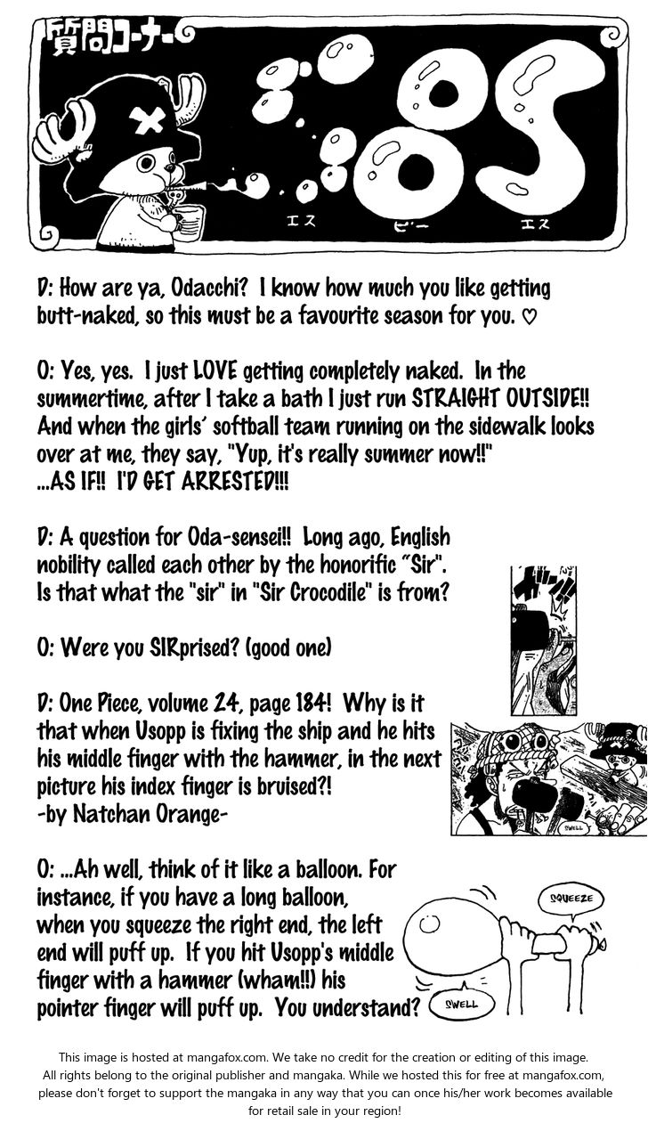 One Piece Vol.25 Chapter 228 page 20