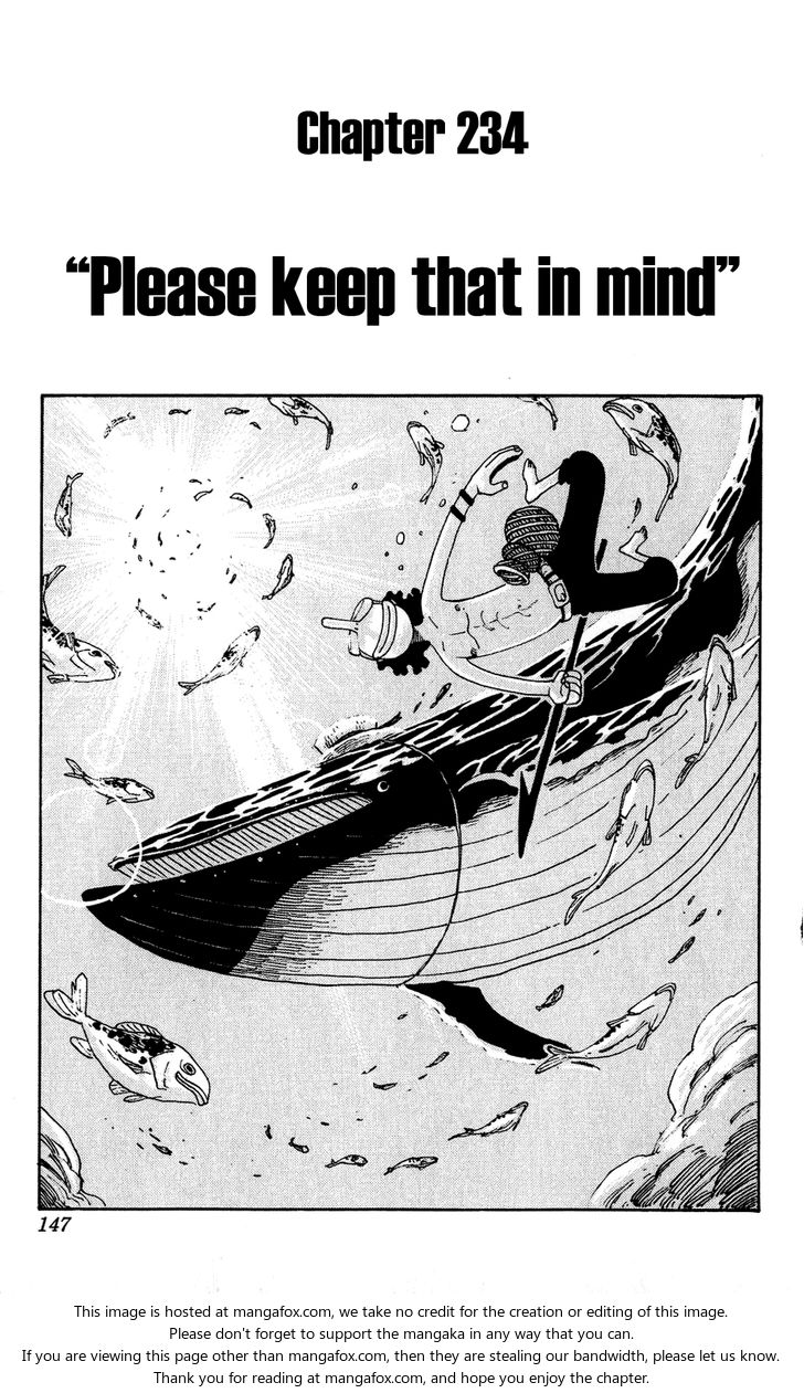One Piece Vol.25 Chapter 234 page 1