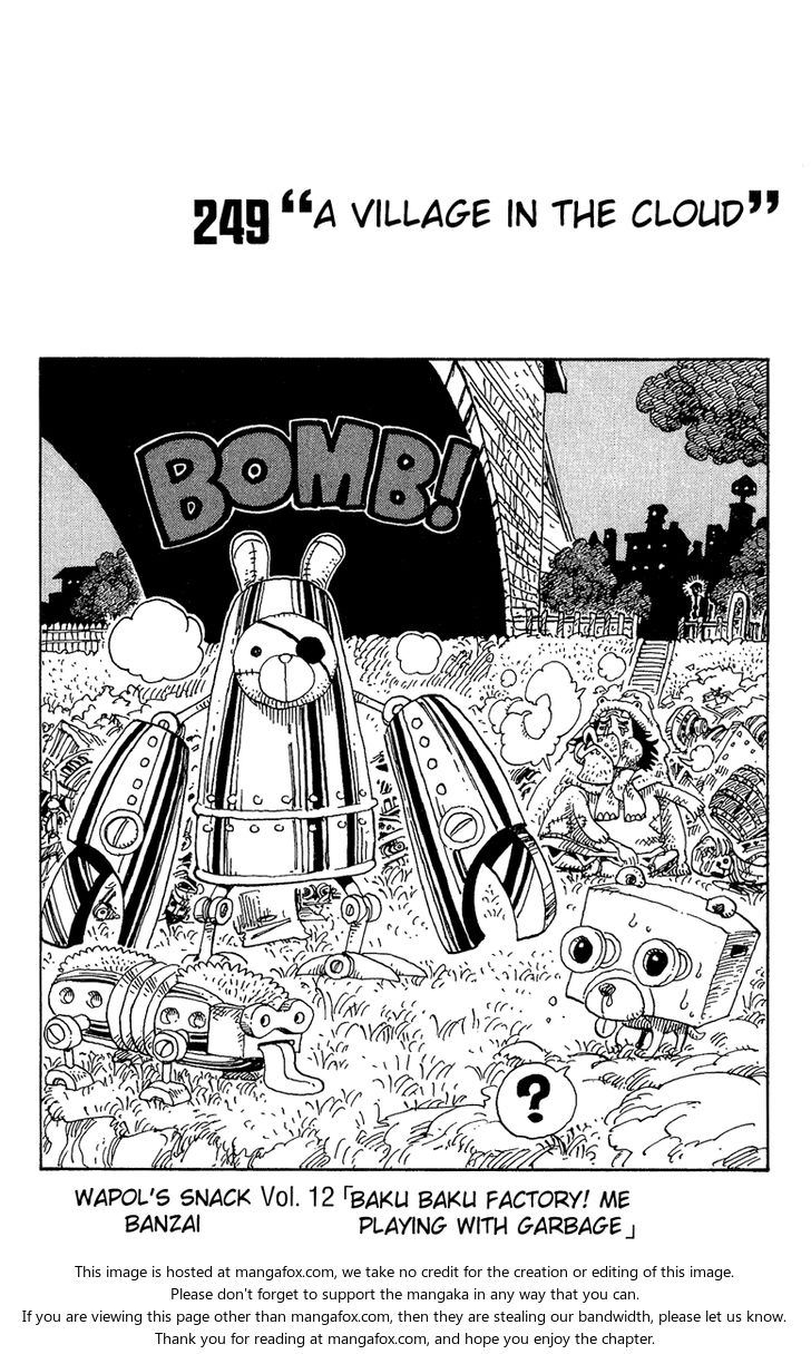 One Piece Vol.27 Chapter 249 page 1