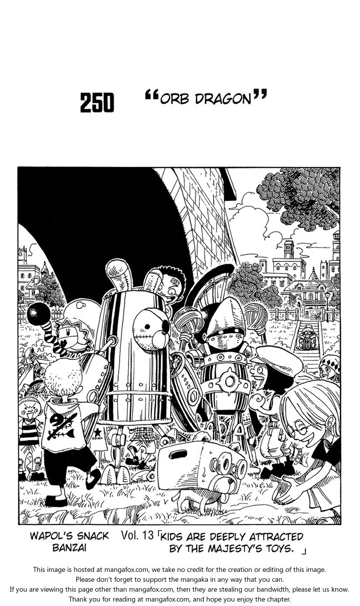 One Piece Vol.27 Chapter 250 page 1