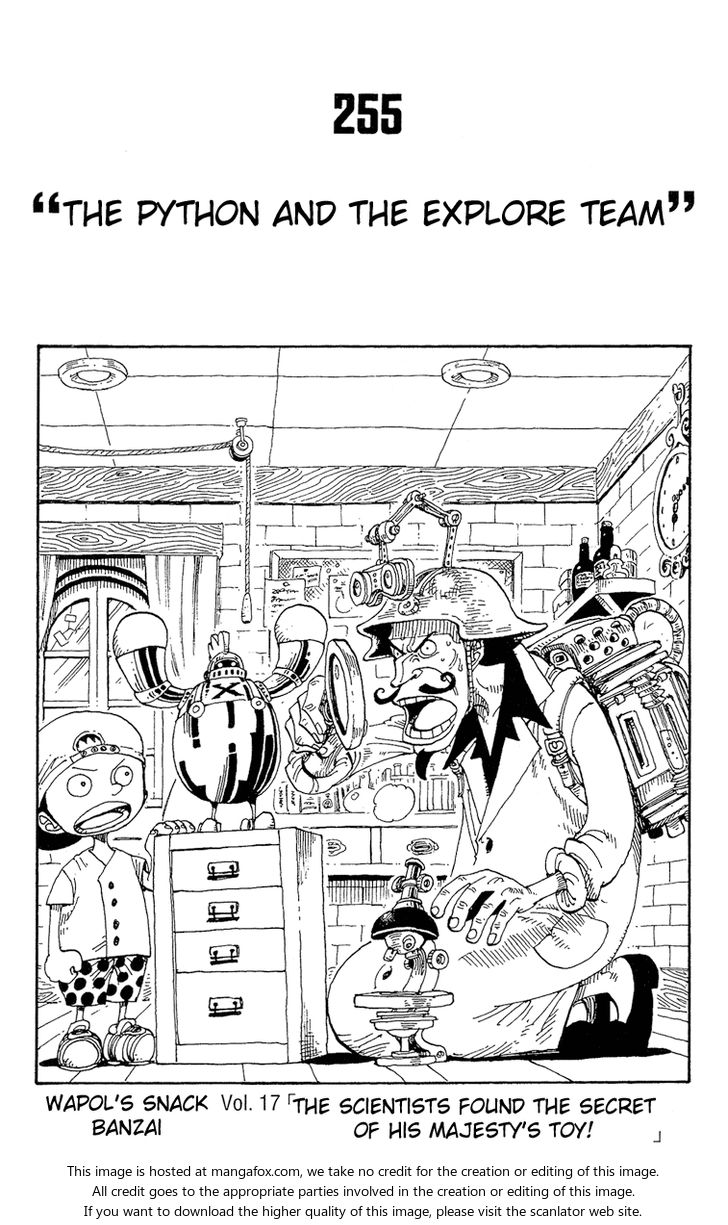 One Piece Vol.27 Chapter 255 page 1