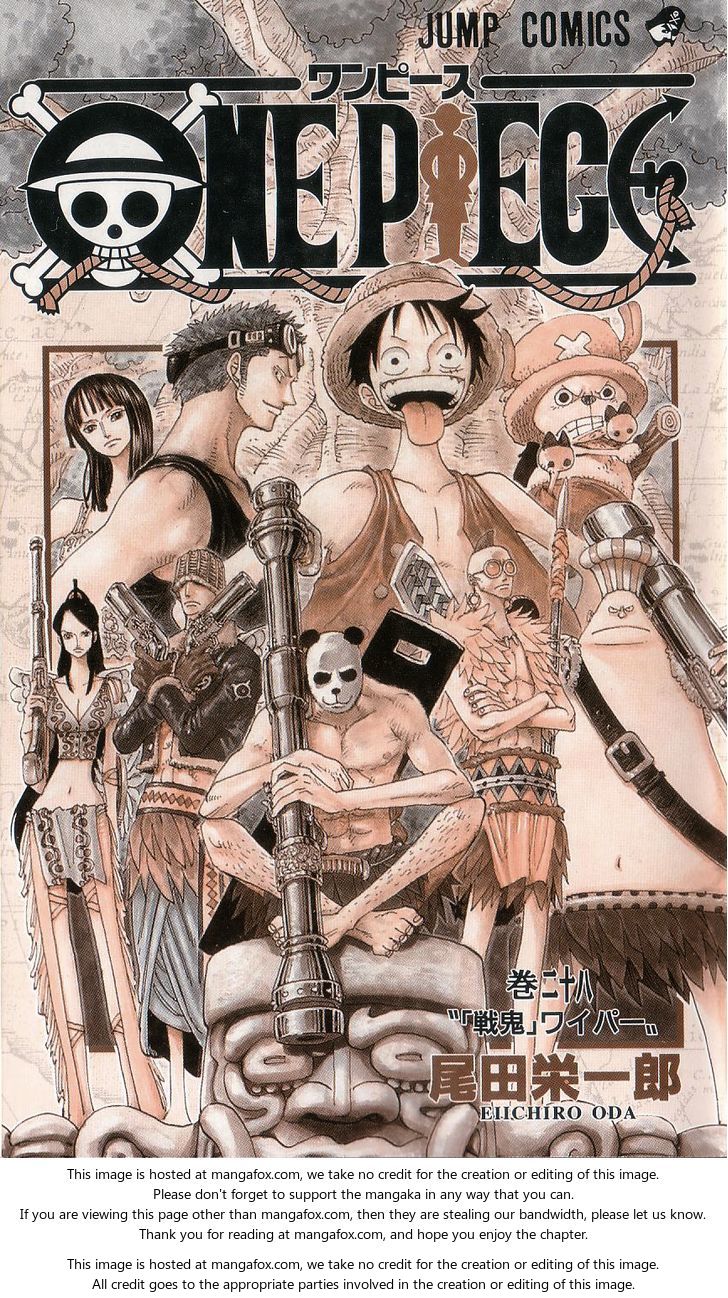 One Piece Vol.28 Chapter 256 page 2