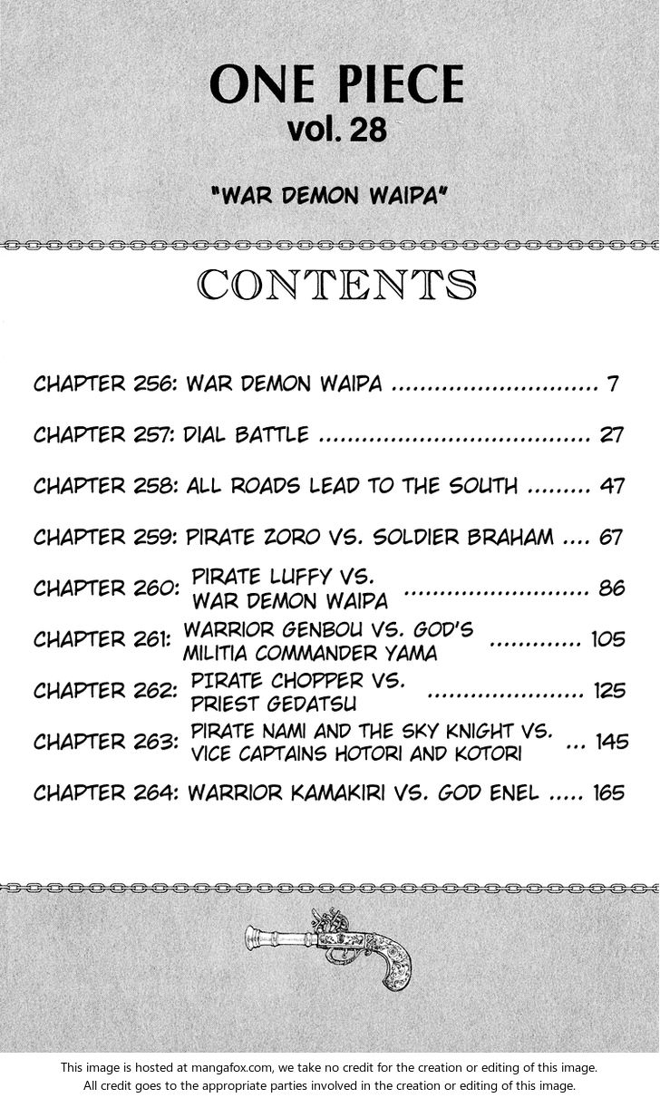 One Piece Vol.28 Chapter 256 page 5