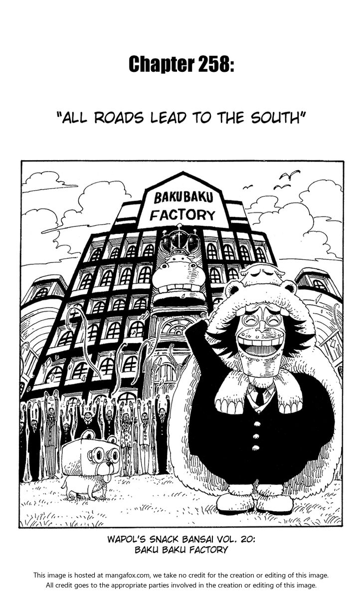 One Piece Vol.28 Chapter 258 page 1