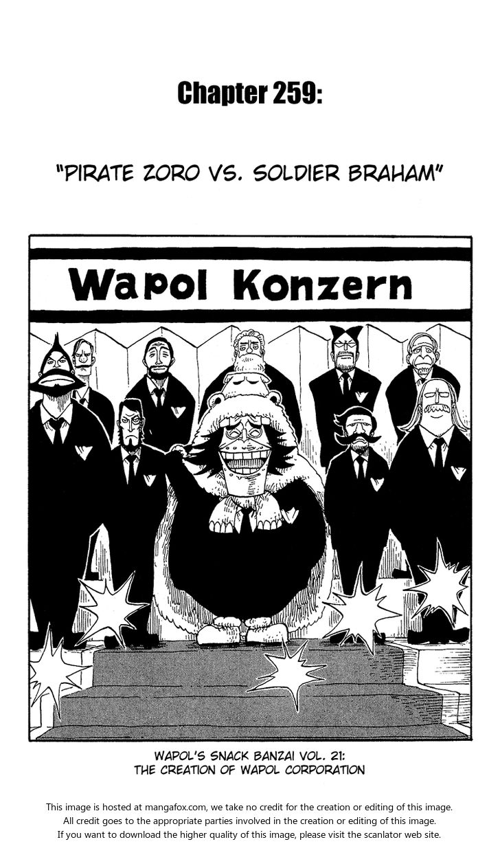 One Piece Vol.28 Chapter 259 page 1