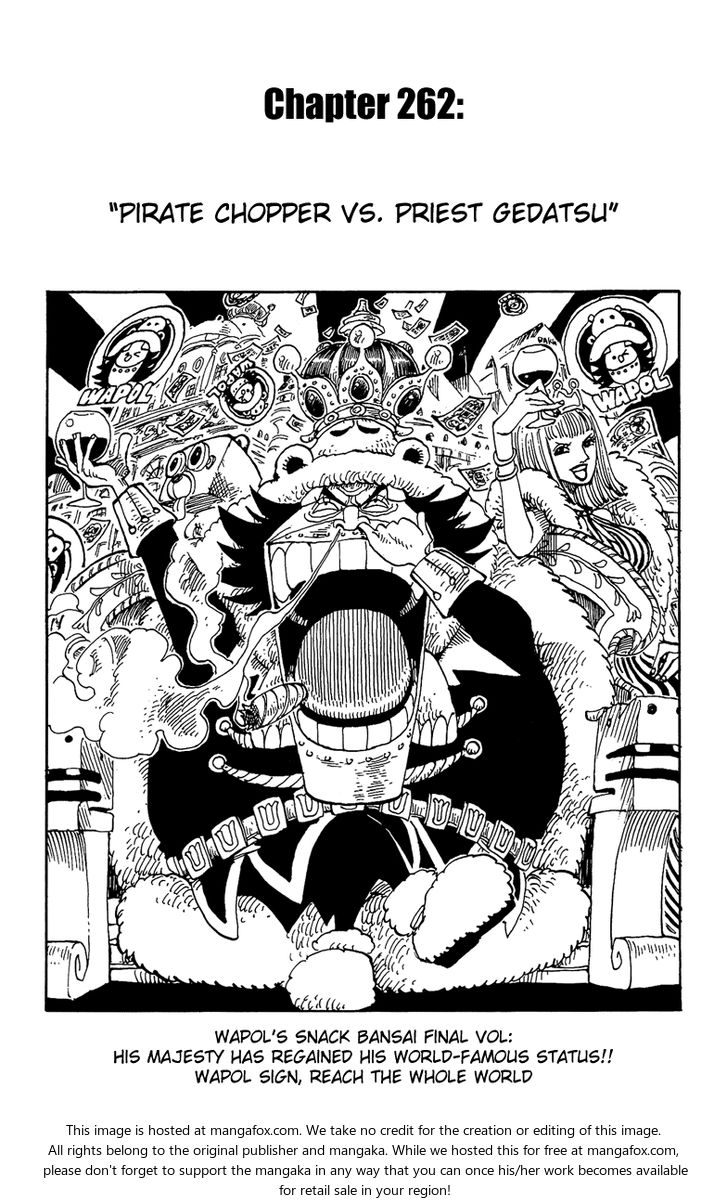 One Piece Vol.28 Chapter 262 page 1