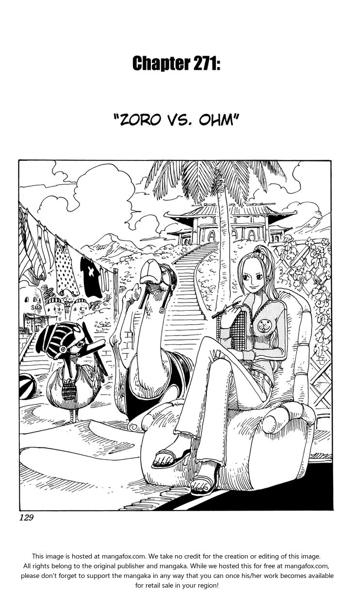 One Piece Vol.29 Chapter 271 page 1