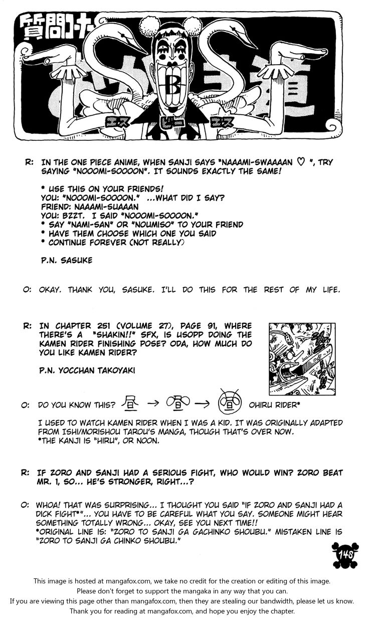 One Piece Vol.29 Chapter 271 page 19