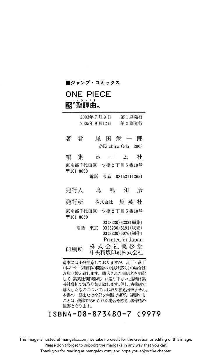 One Piece Vol.29 Chapter 275 page 21
