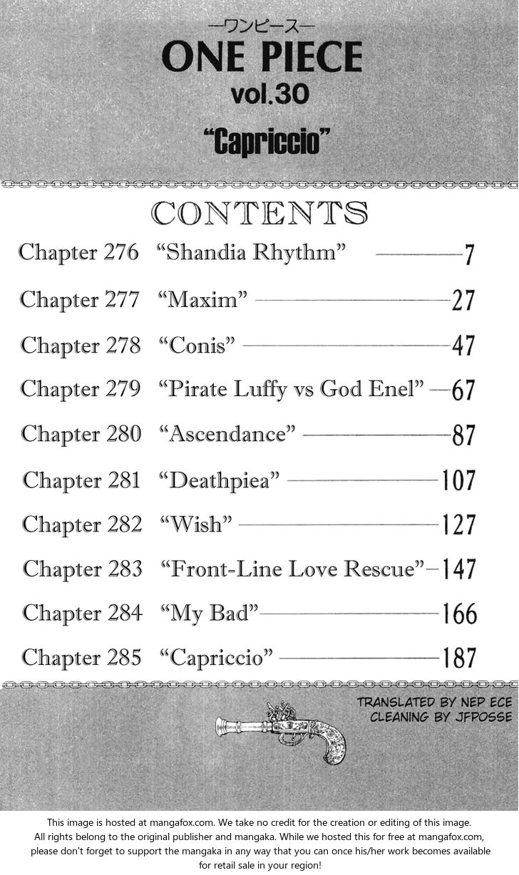 One Piece Vol.30 Chapter 276 page 5