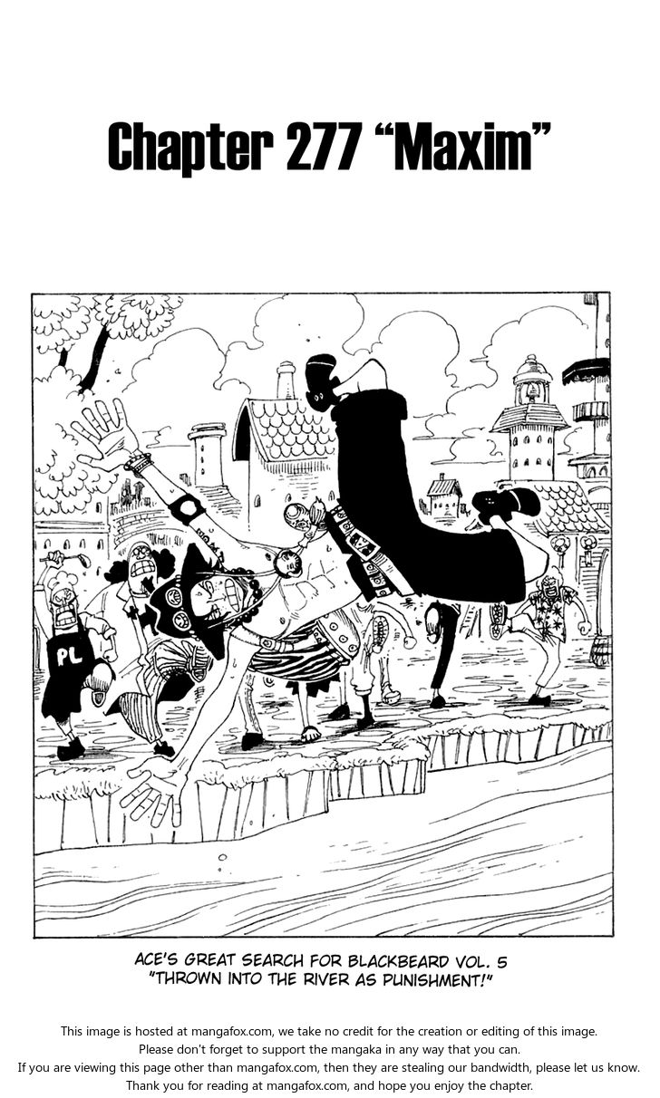 One Piece Vol.30 Chapter 277 page 1